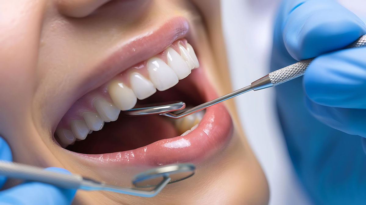 Dentist explaining the use of dental bonding for cosmetic enhancement